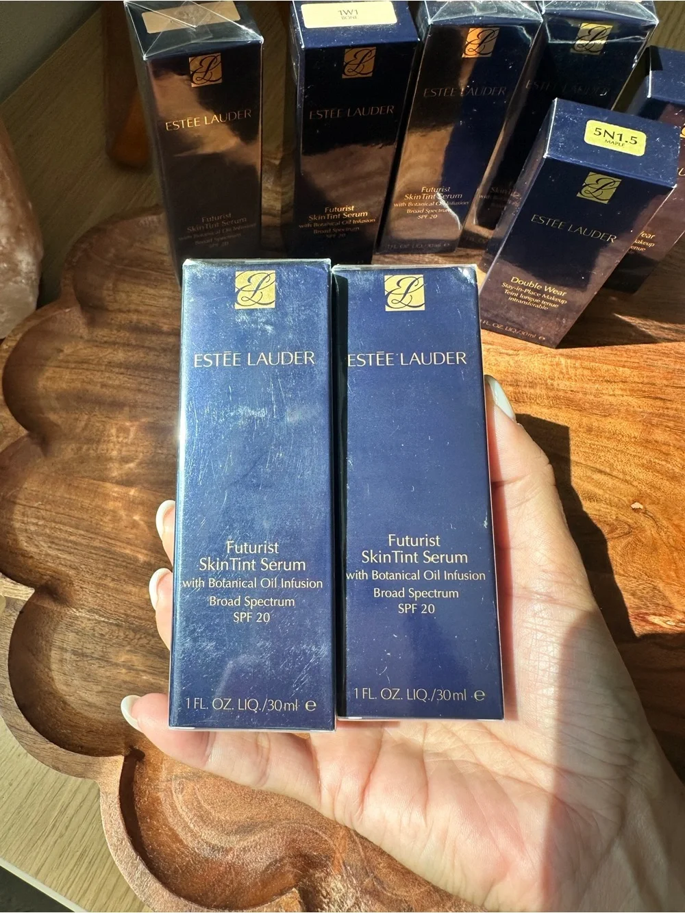 5C1 RICH CHESTNUT Estee Lauder Futurist SkinTint Serum Foundation SPF